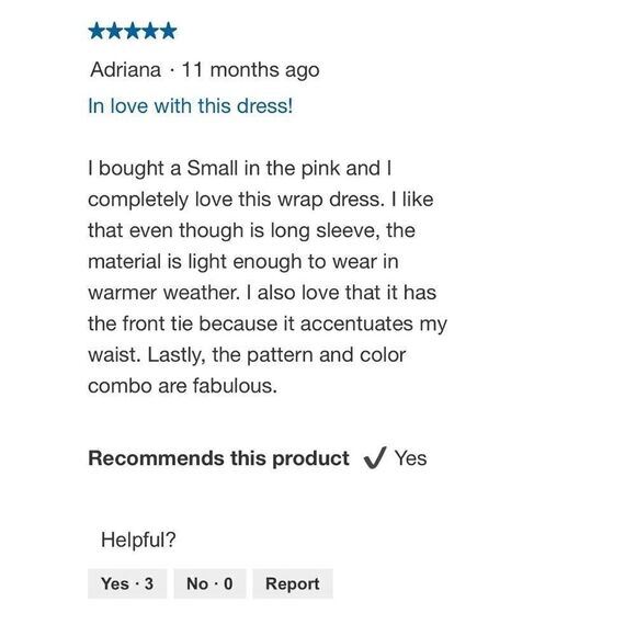 NEW! LEOTA Ladies Wrap Dress in Color Pink Vintage Vines Black - Picture 14 of 16